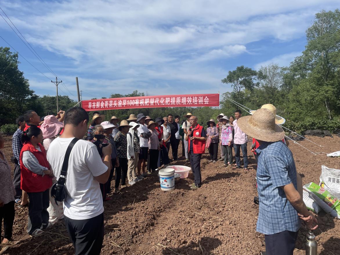 我院联合垫江县特派团开展技术培训 赋能早市鲜食青菜头产业提质增效